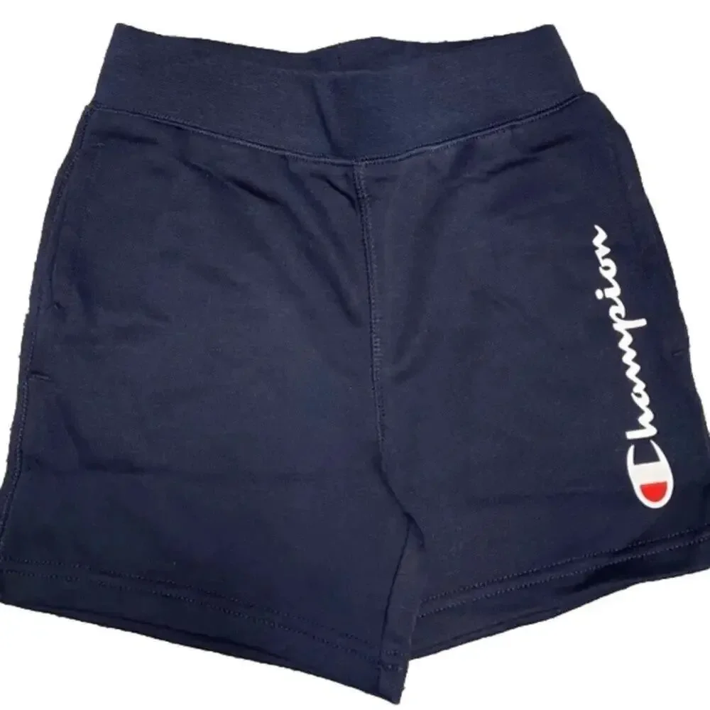 Champion Active Boy’s Shorts Navy Gray Size XS 2 PAIRS NWT